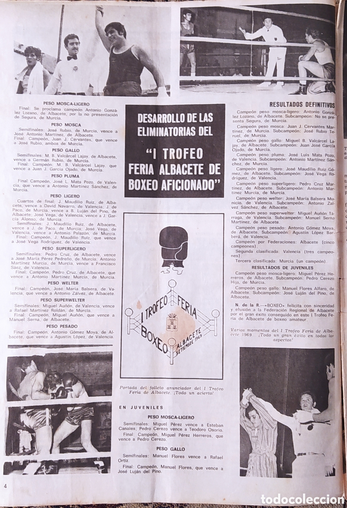 Coleccionismo deportivo: REVISTA DE BOXEO 1969 - Foto 2