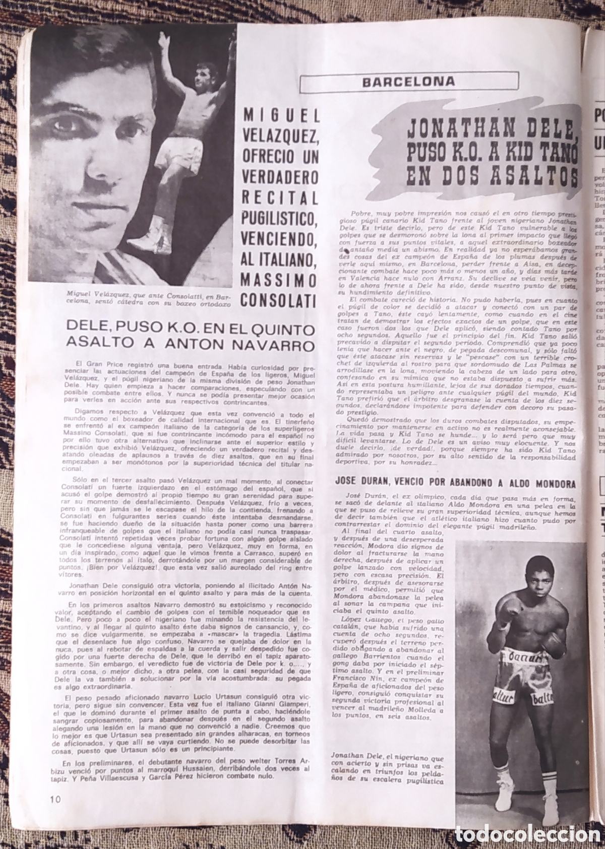 Coleccionismo deportivo: REVISTA DE BOXEO 1969 - Foto 4