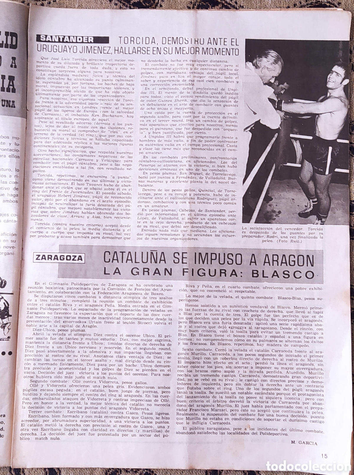 Coleccionismo deportivo: REVISTA DE BOXEO 1969 - Foto 7