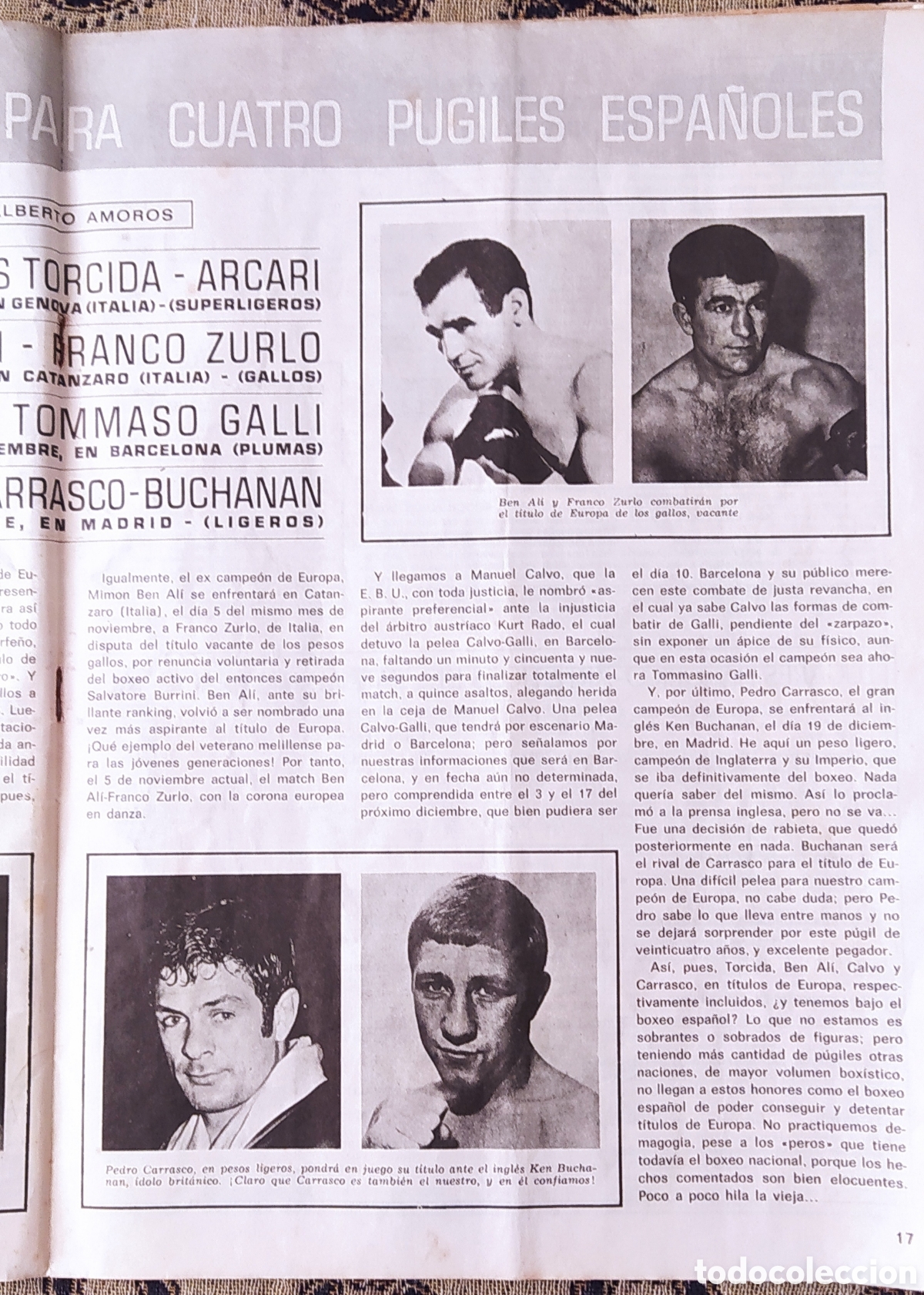 Coleccionismo deportivo: REVISTA DE BOXEO 1969 - Foto 9