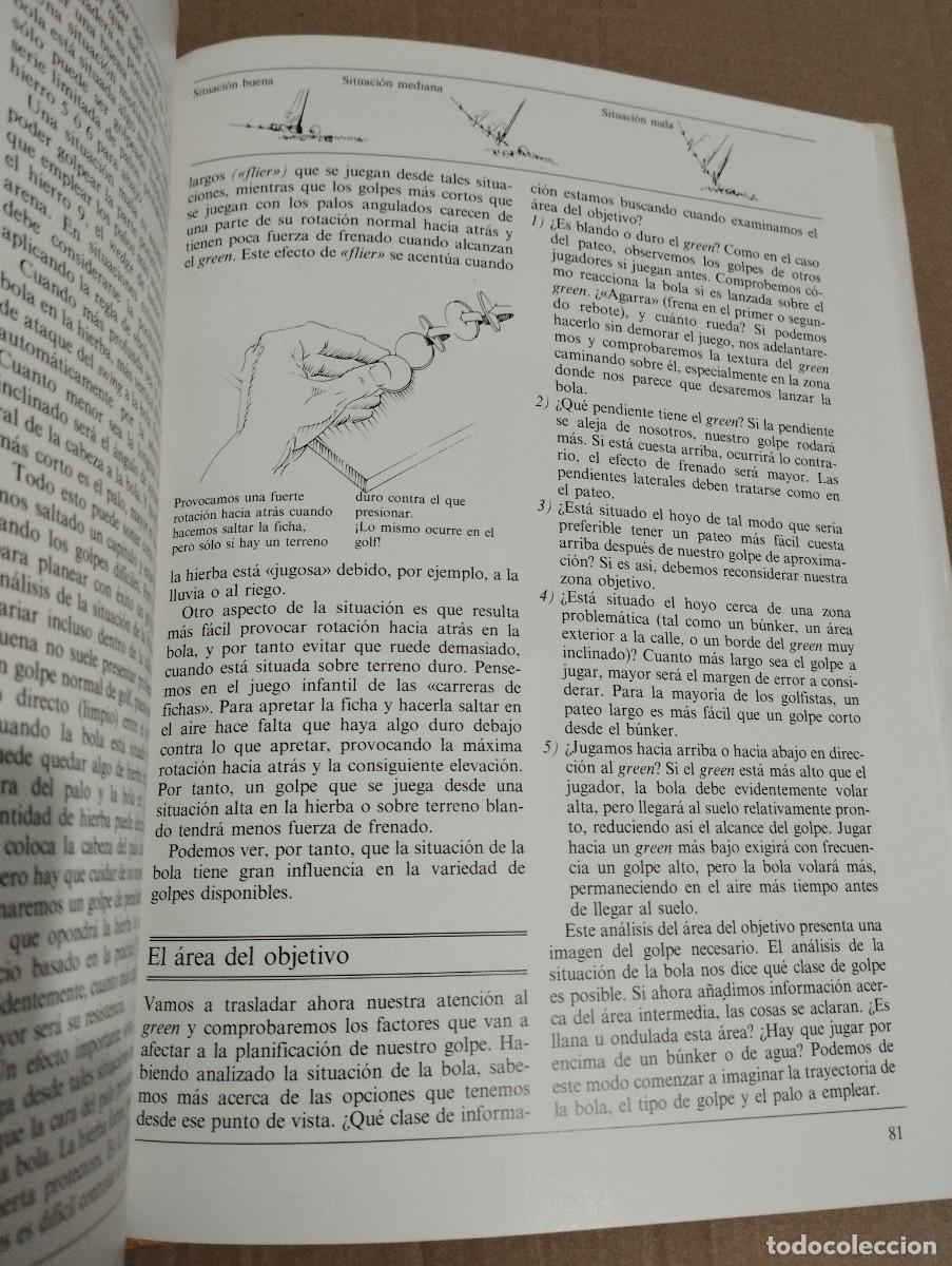Coleccionismo deportivo: MANUAL DE GOLF (PETER CHAMBERLAIN) - Foto 13