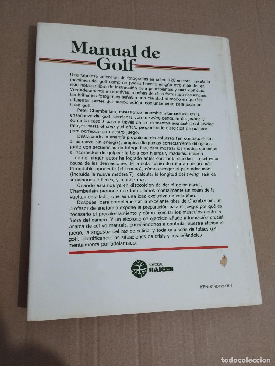 Coleccionismo deportivo: MANUAL DE GOLF (PETER CHAMBERLAIN) - Foto 16