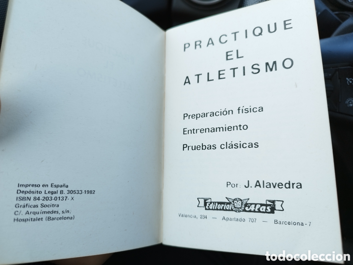 Coleccionismo deportivo: Practique El Atletismo - J Alavedra - 1982 - - Foto 2