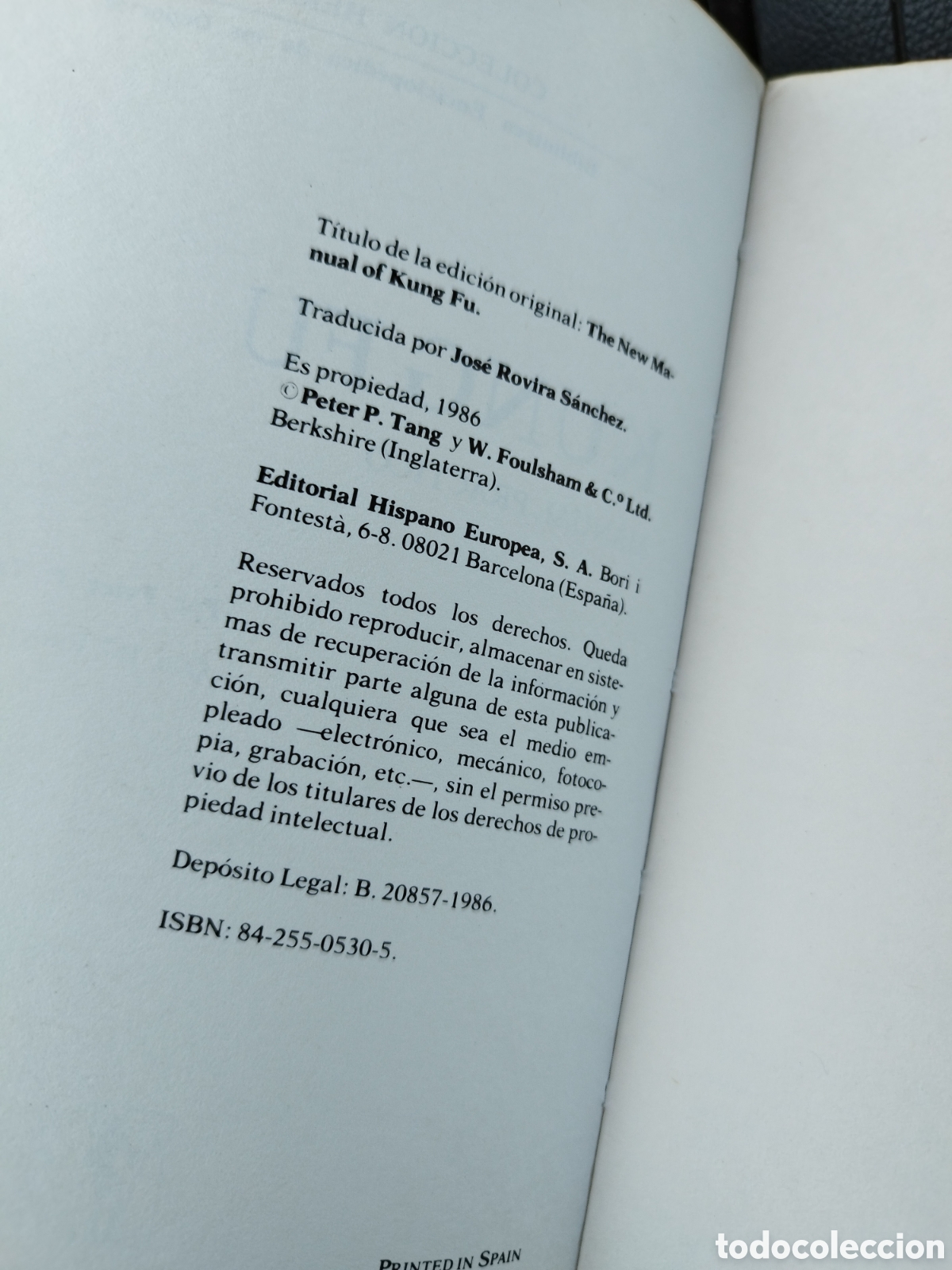 Coleccionismo deportivo: Kung Fu - Manual Pr&aacute;ctico - Peter P Tang - - Foto 4