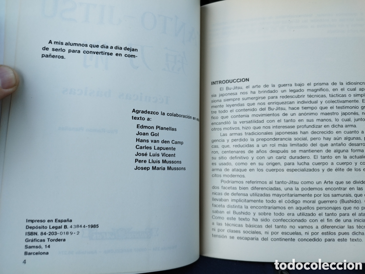 Coleccionismo deportivo: Tanto-Jitsu - T&eacute;cnicas B&aacute;sicas - Pau Ram&oacute;n Planellas - - Foto 3