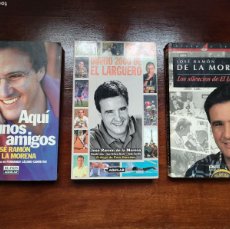 Coleccionismo deportivo: LOTE 3 LIBROS JOSE RAMÓN DE LA MORENA LOS SILENCIOS DE EL LARGUERO, AQUI UNOS AMIGOS Y DIARIO 2000