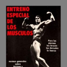 Coleccionismo deportivo: M3459 - CULTURISMO. ENTRENO ESPECIAL DE LOS MUSCULOS. MUSCULACION. GIMNASIO. PESAS. HALTEROFILIA.. Lote 401568989