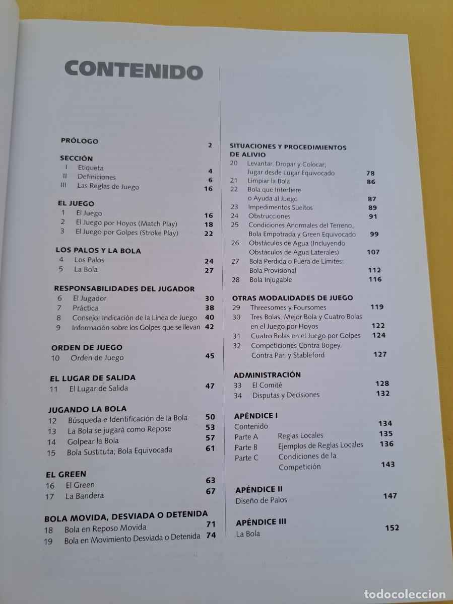 Coleccionismo deportivo: REGLAS DE GOLF ILUSTRADAS (REGLAS 2004/2008) - EDICIONES TUTOR - Foto 3