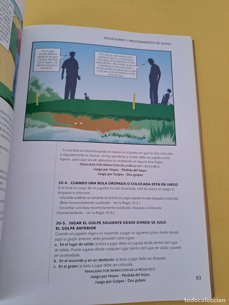 Coleccionismo deportivo: REGLAS DE GOLF ILUSTRADAS (REGLAS 2004/2008) - EDICIONES TUTOR - Foto 4