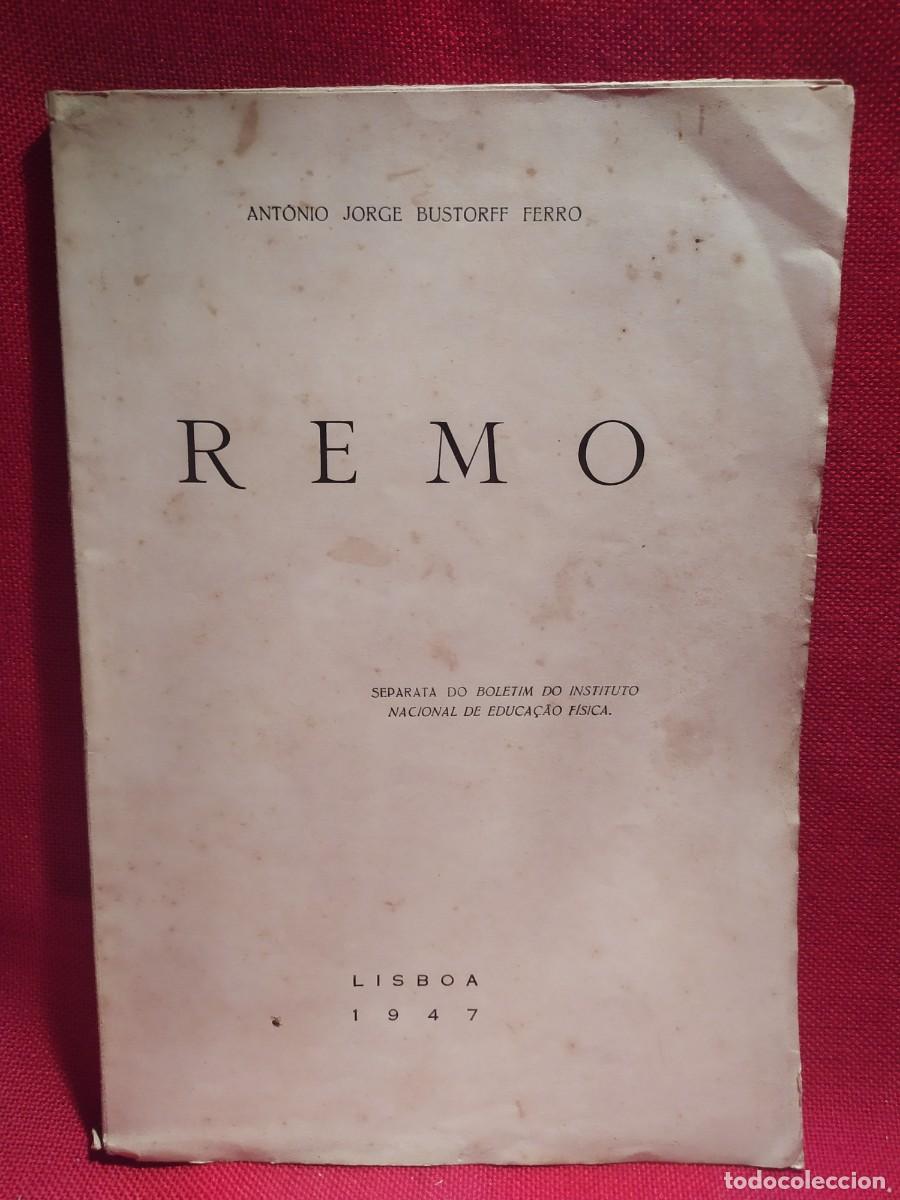 Collezionismo sportivo: 1947. Remo. Portugal. Dedicatoria del famoso autor.