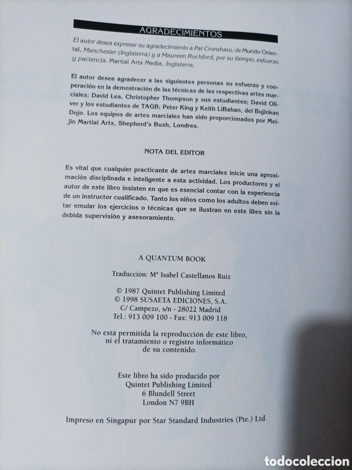 Coleccionismo deportivo: Las artes marciales Peter Lewis - Foto 4