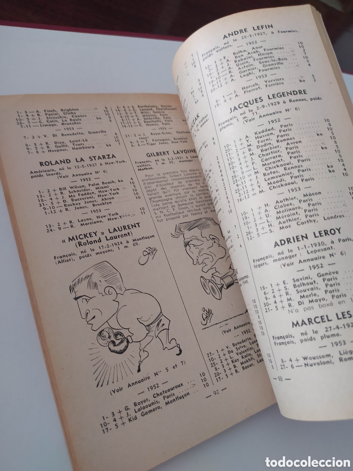 Coleccionismo deportivo: Anuario del Ring 1953-54 - Foto 9