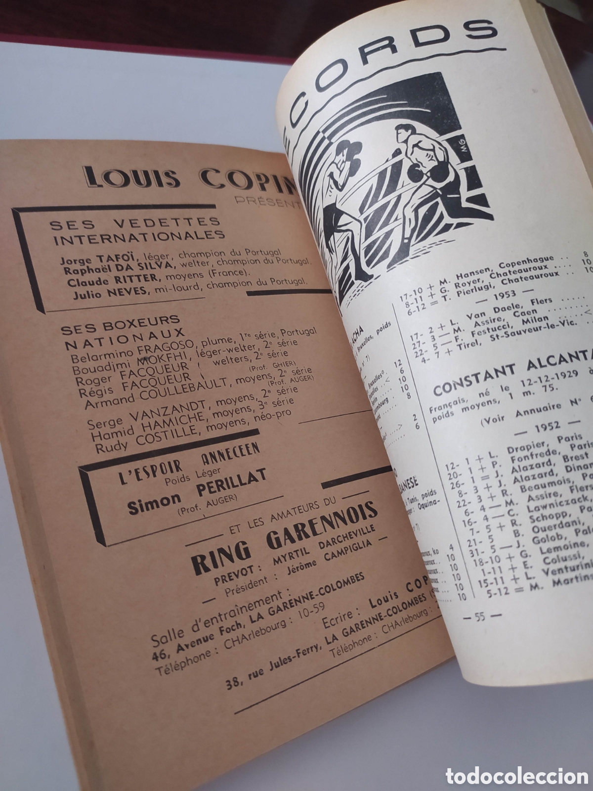 Coleccionismo deportivo: Anuario del Ring 1953-54 - Foto 10