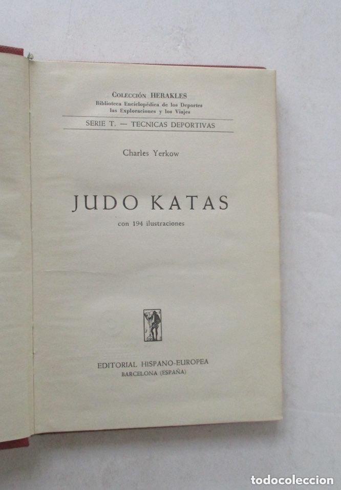 Coleccionismo deportivo: JUDO KATAS - CHARLES YERKOW - Foto 2