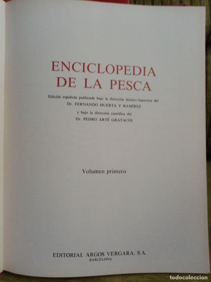 Coleccionismo deportivo: ENCICLOPEDIA DE LA PESCA - Foto 15