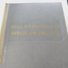 Coleccionismo deportivo: REGLAMENTOS DEL JUEGO DE PELOTA-DELEGACIÓN NACIONAL DEPORTES F.E.T-J.O.N.S-MADRID1945-6 REGLAMENTOS