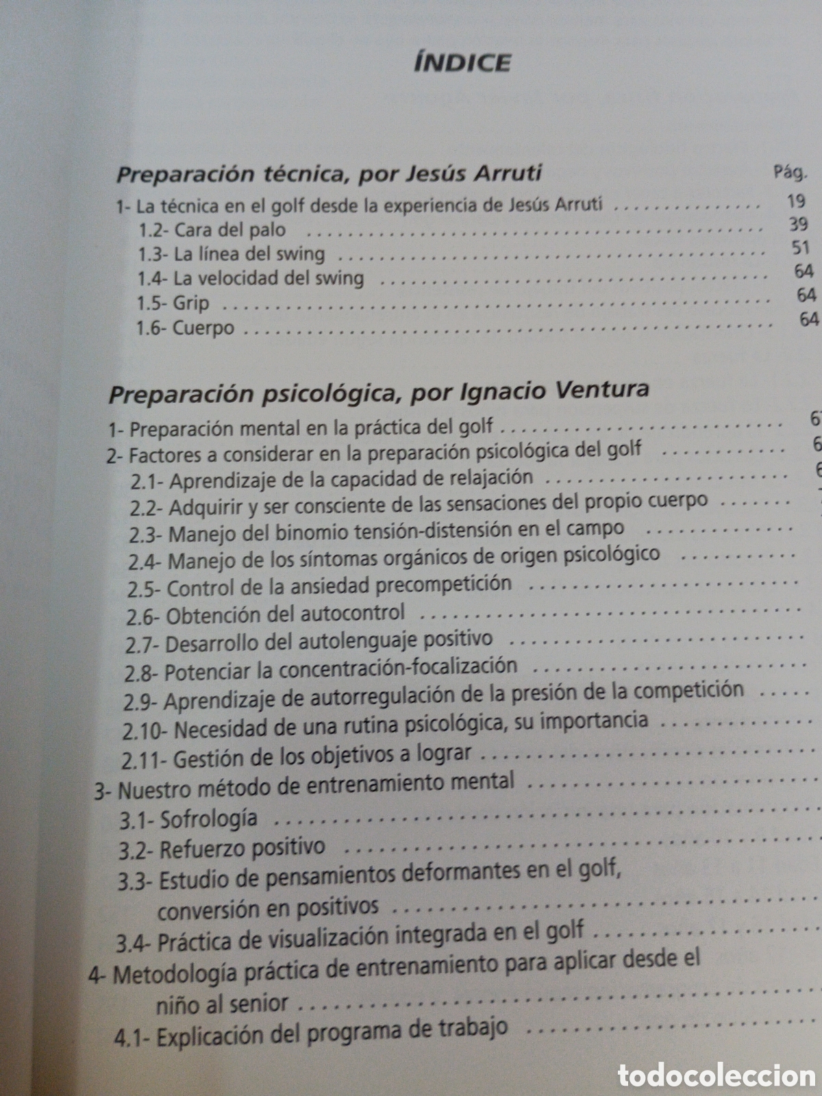 Coleccionismo deportivo: LA DIMENSI&Oacute;N INTEGRAL DEL GOLF. ARRUTI, JES&Uacute;S. Navarra, 2001 - Foto 2