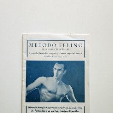 Coleccionismo deportivo: METODO FELINO GIMNASIA ESPAÑOLA. A. FERNANDEZ Y EL PROFESOR LUCIANO GONZALEZ. AÑO 1960 MALAGA