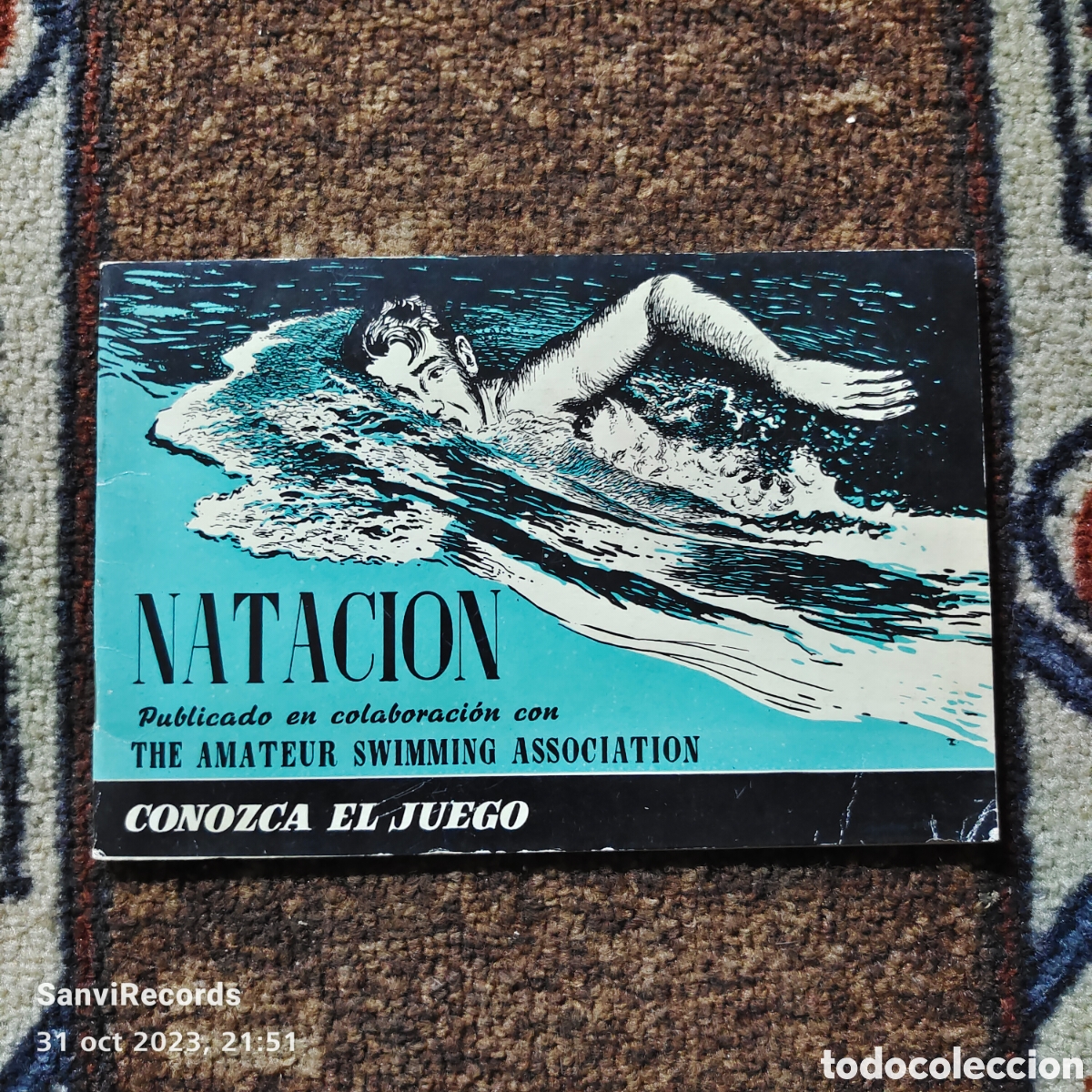 Coleccionismo deportivo: NATACI&Oacute;N, CONOZCA EL JUEGO (EDITORIAL SCIENTIA) - Foto 1