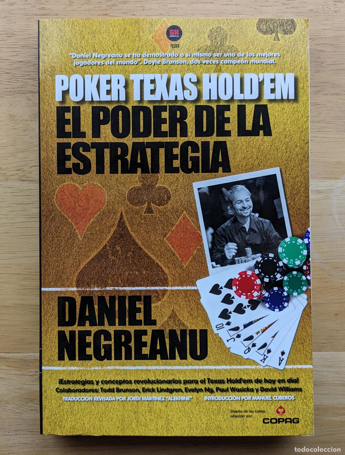 Coleccionismo deportivo: DANIEL NEGREANU - POKER TEXAS HOLDEM - EL PODER DE LA ESTRATEGIA - Foto 1