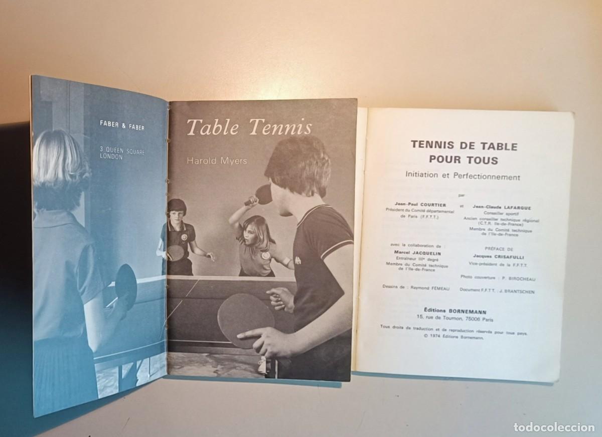 Coleccionismo deportivo: TENIS DE MESA 4 LIBROS ANTIGUOS - Foto 7