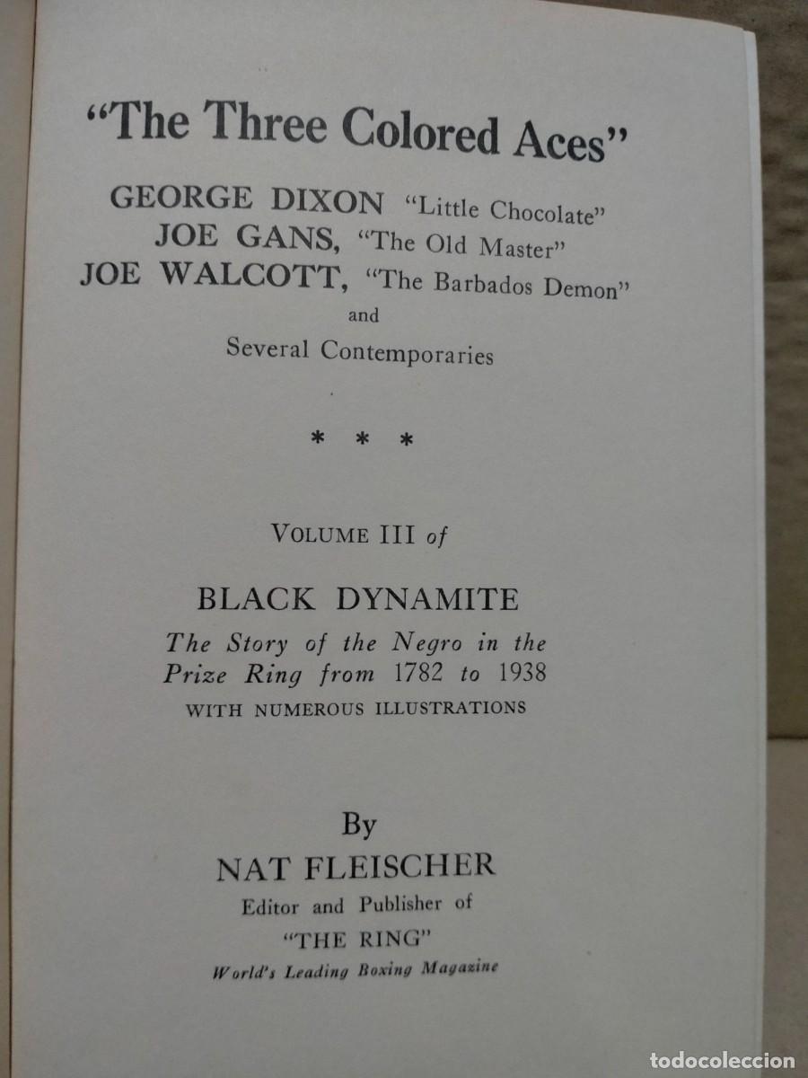 Coleccionismo deportivo: NAT FLEISCHER. THE THREE COLORED ACES . THE RING - Foto 2