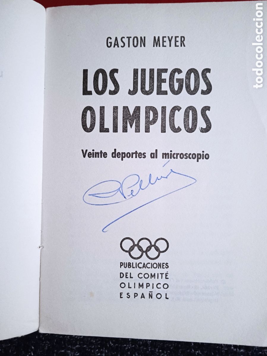 Coleccionismo deportivo: LOS JUEGOS OL&Iacute;MPICOS / GASTON MEYER - Foto 2