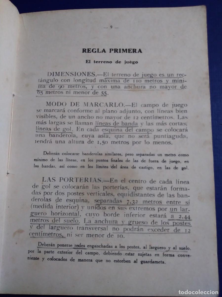 Coleccionismo deportivo: REGLAMENTO DE BAL&Oacute;N A MANO - 1943 - Foto 8