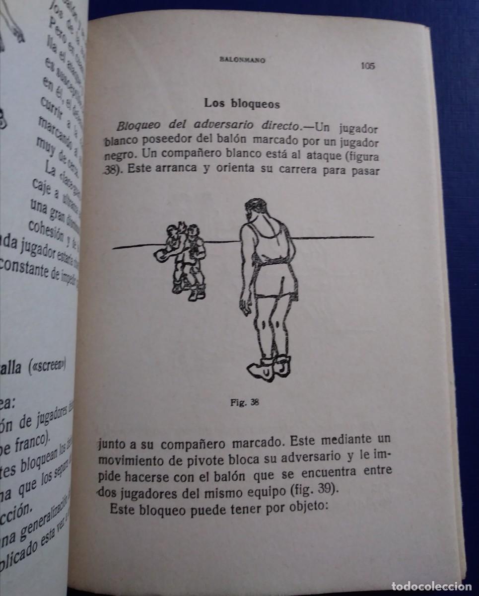 Coleccionismo deportivo: Libro &rdquo;BALONMANO (HAND-BALL)  - GLADMAN - Foto 6