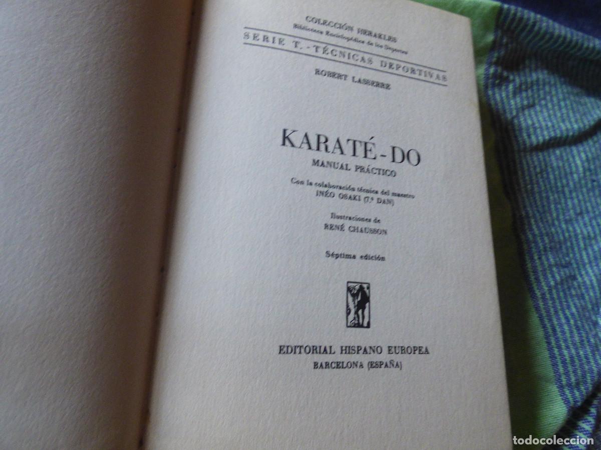 Coleccionismo deportivo: Karate-Do.Robert Lasserre. - Foto 5