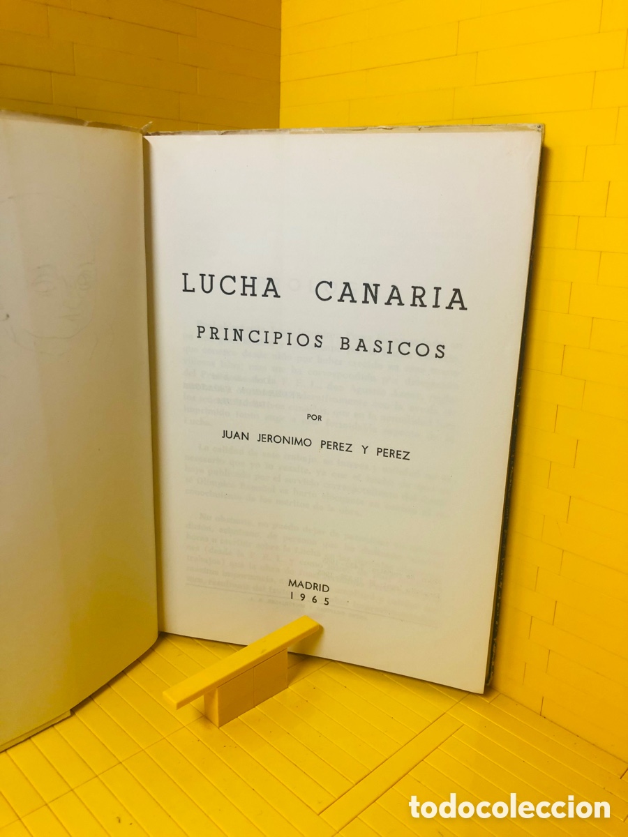 Coleccionismo deportivo: LUCHA CANARIA ● 1965 ● JUAN JERONIMO PEREZ - Foto 5