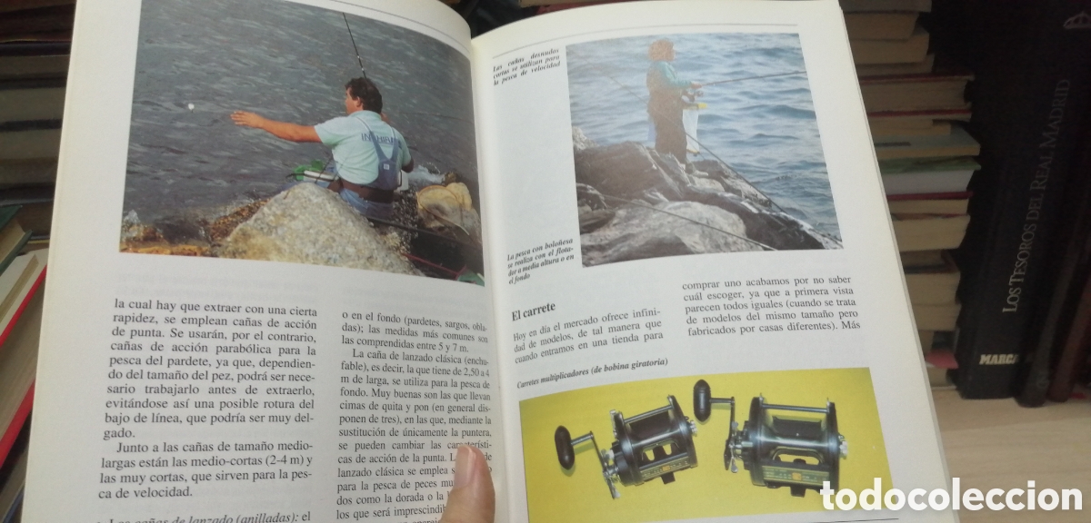 Coleccionismo deportivo: Curso de pesca en el mar Giuseppe Genta Editorial de Vecchi 1993 - Foto 12