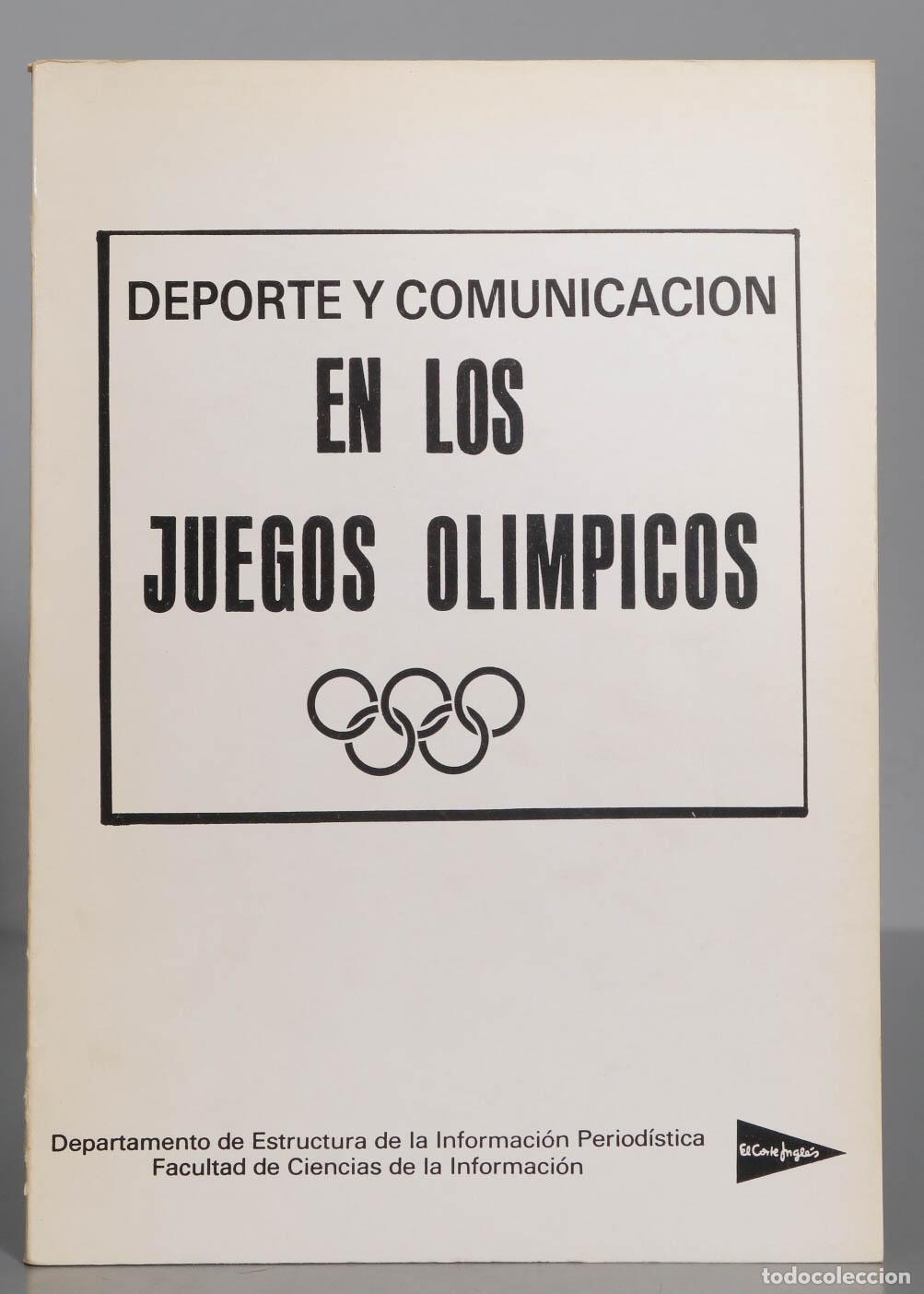 Coleccionismo deportivo: DEPORTE Y COMUNICACION EN LOS JUEGOS OLIMPICOS - Foto 1