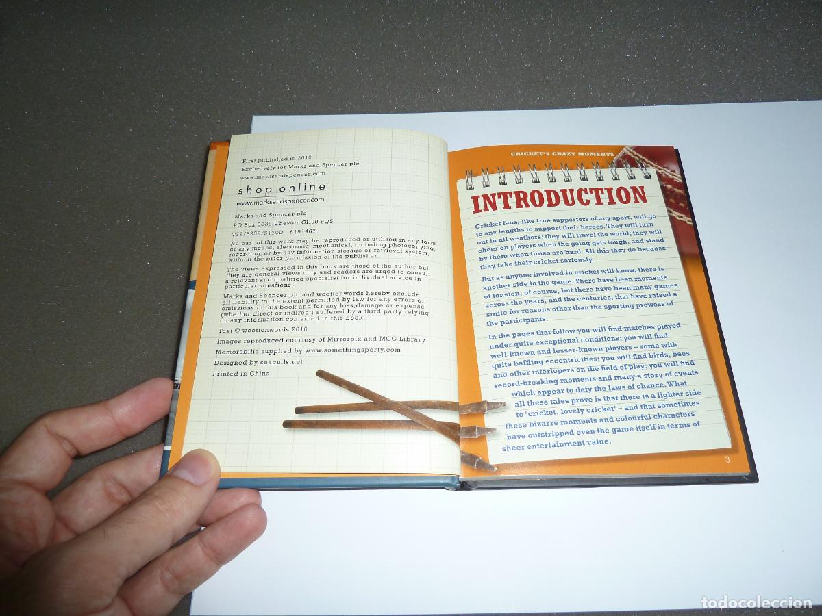 Coleccionismo deportivo: Libro. Crickets crazy moments, 2010 - Foto 2