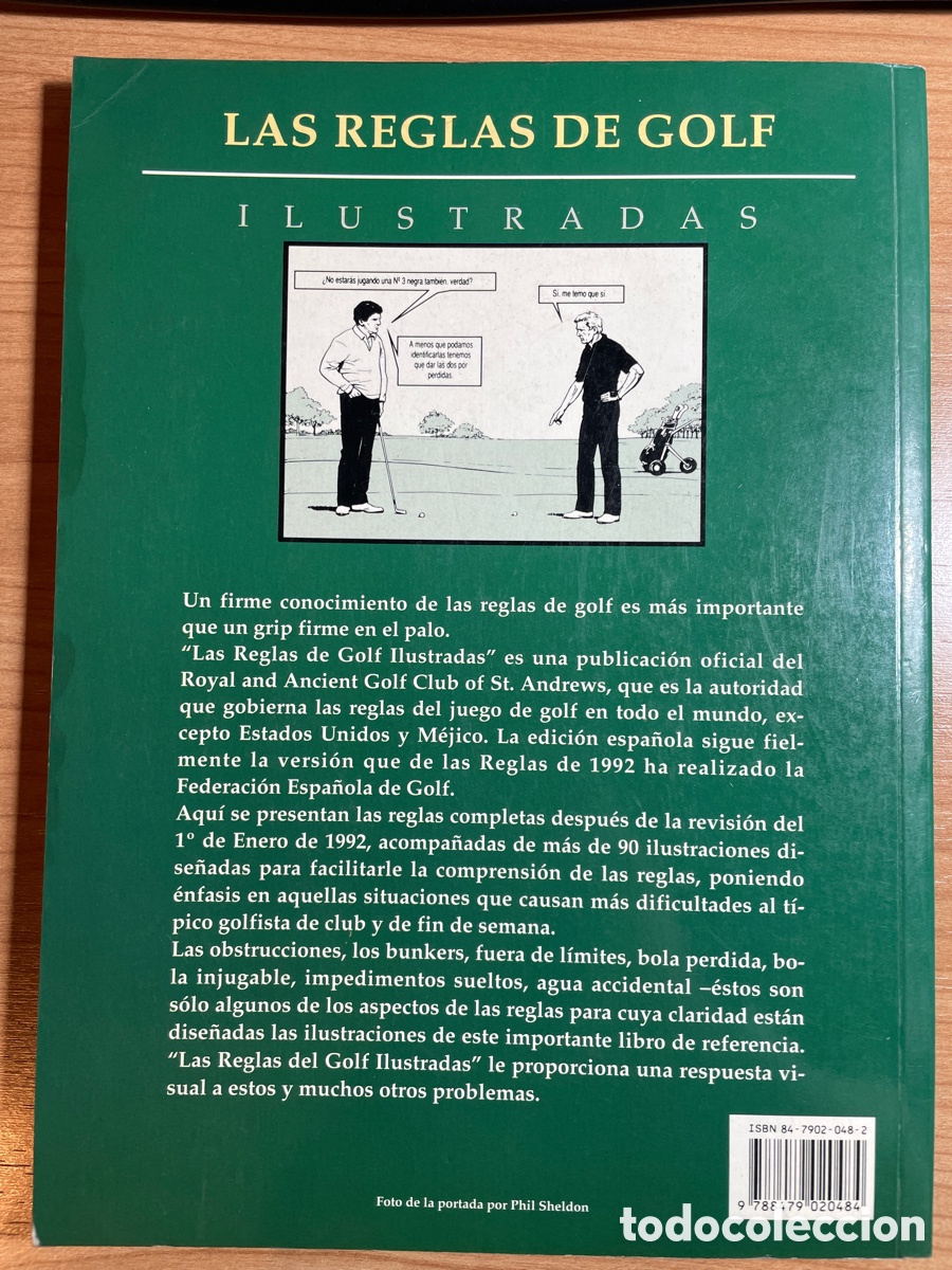 Coleccionismo deportivo: Libro Las reglas de golf ilustradas - Foto 2