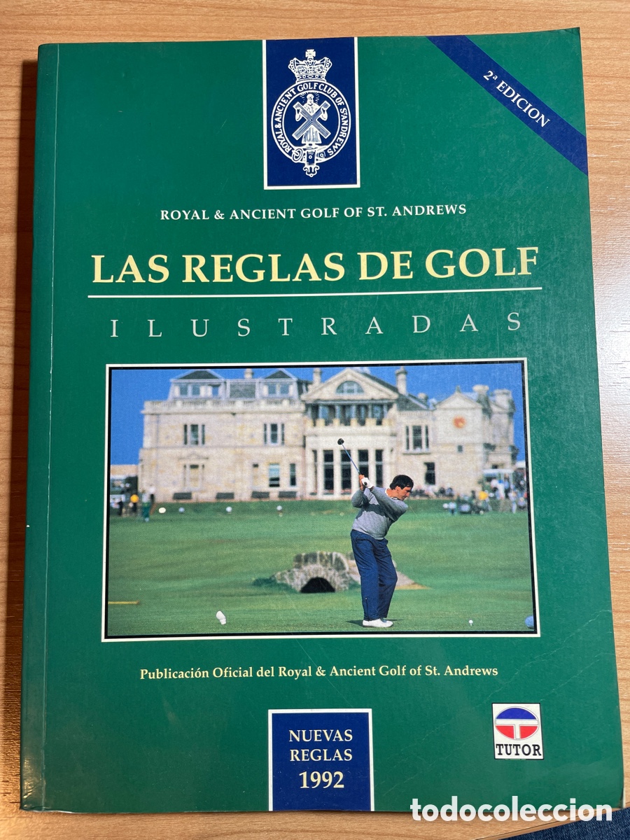 Coleccionismo deportivo: Libro Las reglas de golf ilustradas - Foto 1