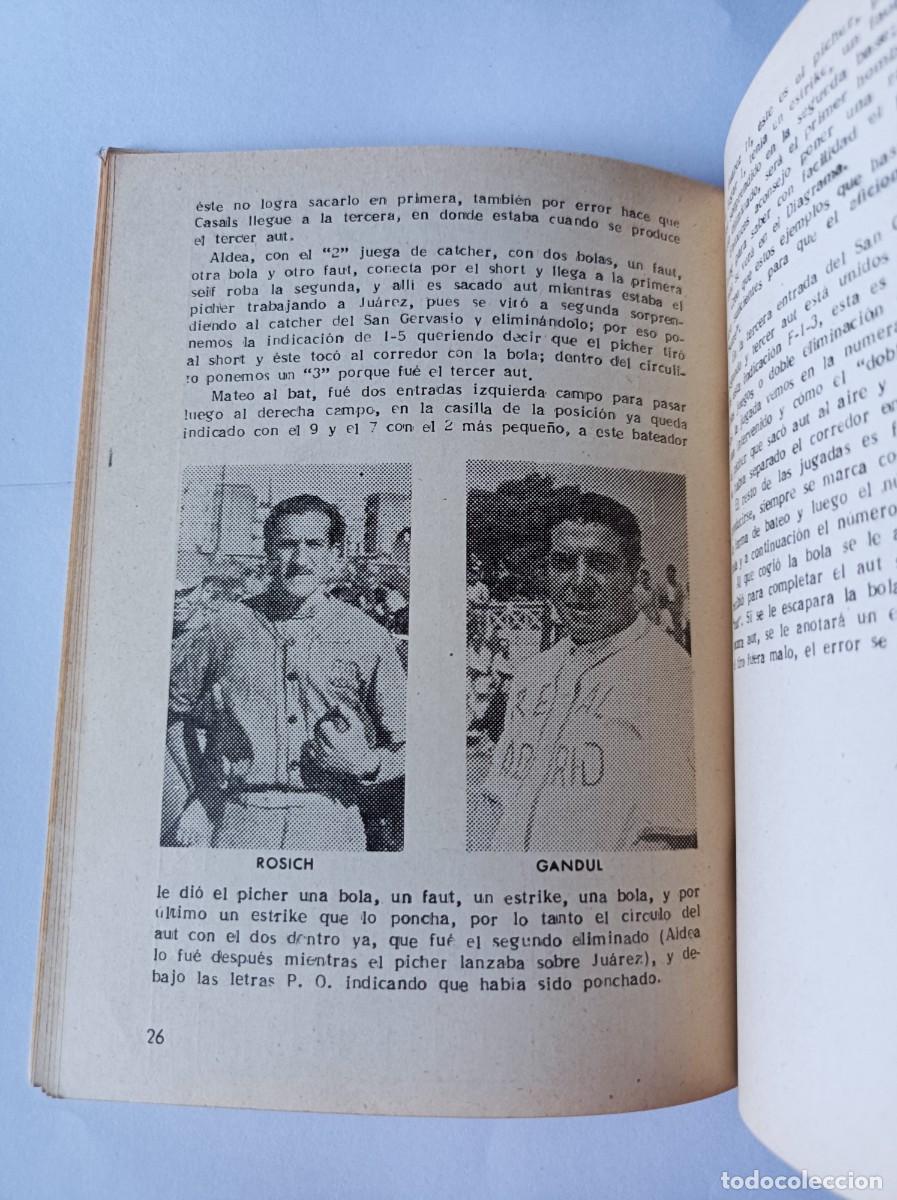 Coleccionismo deportivo: LIBRO ANOTACI&Oacute;N DE BEISBOL 1951 - Foto 16