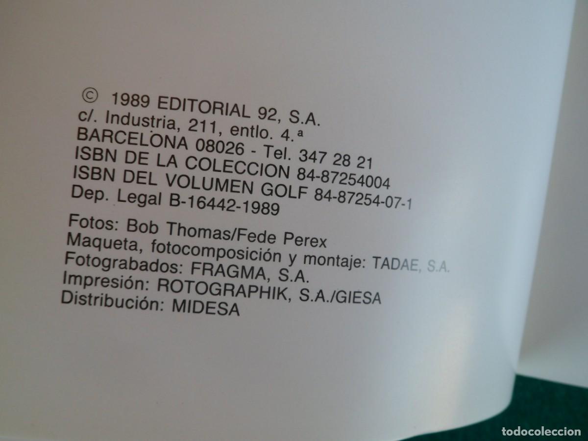 Coleccionismo deportivo: DEPORTE 92. N&ordm; 7. GOLF - Foto 5