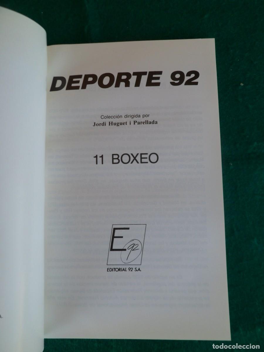 Coleccionismo deportivo: DEPORTE 92. N&ordm; 11. BOXEO - Foto 6