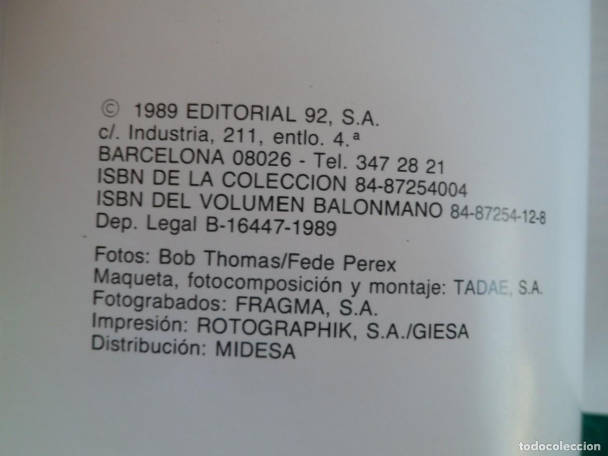 Coleccionismo deportivo: DEPORTE 92. N&ordm; 12. BALONMANO - Foto 5