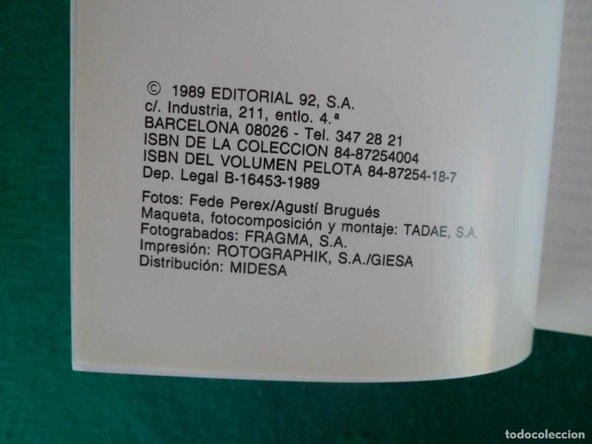 Coleccionismo deportivo: DEPORTE 92. N&ordm; 18. PELOTA - Foto 5