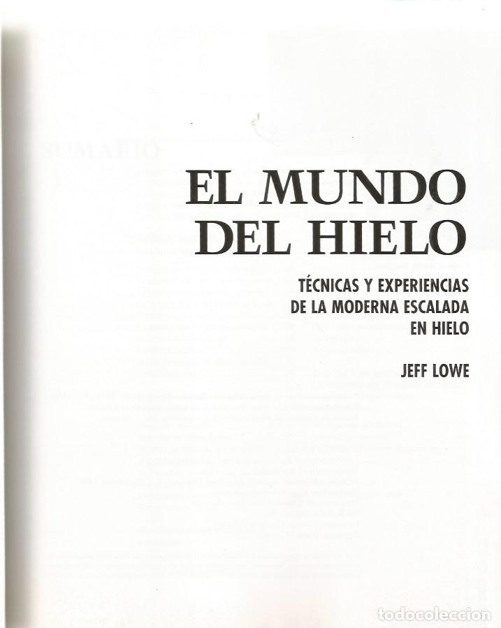Coleccionismo deportivo: EL MUNDO DE HIELO-JEFF LOWE - Foto 2