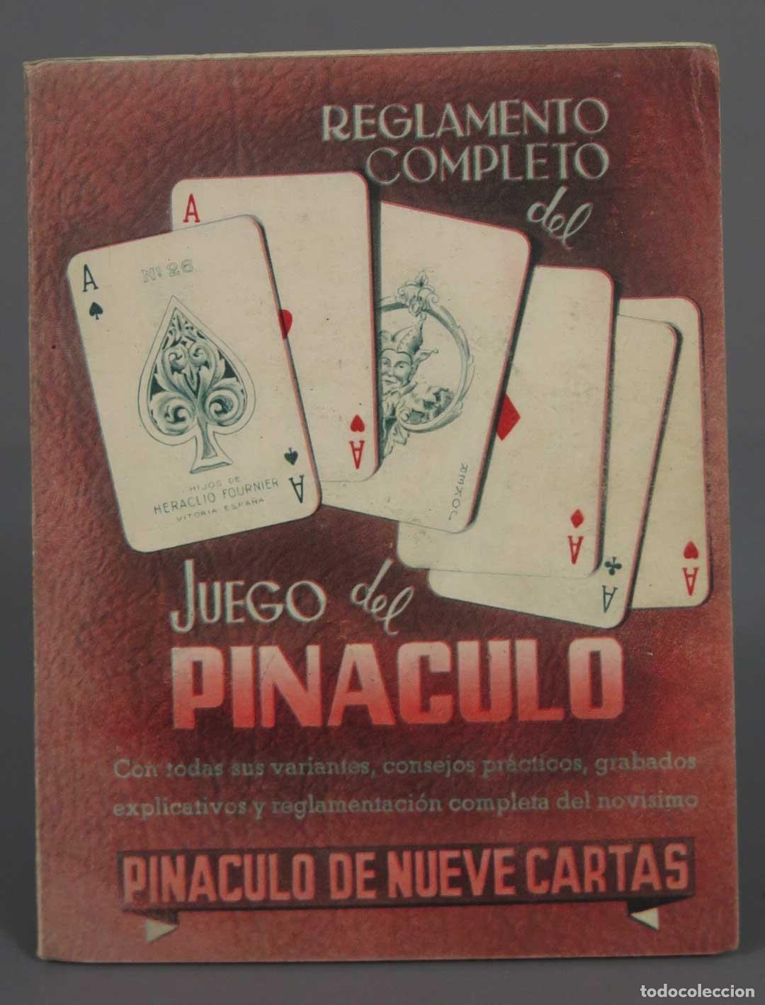 Coleccionismo deportivo: REGLAMENTO COMPLETO DEL JUEGO DEL PINACULO. - Foto 1