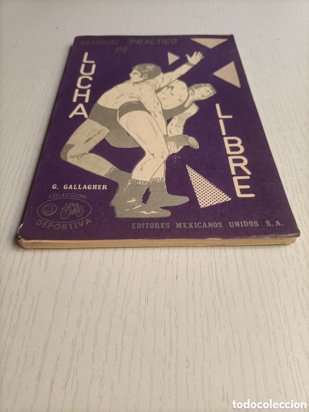 Coleccionismo deportivo: Manual pr&aacute;ctico de lucha libre G.Gallagher . Orientalismo - Foto 3
