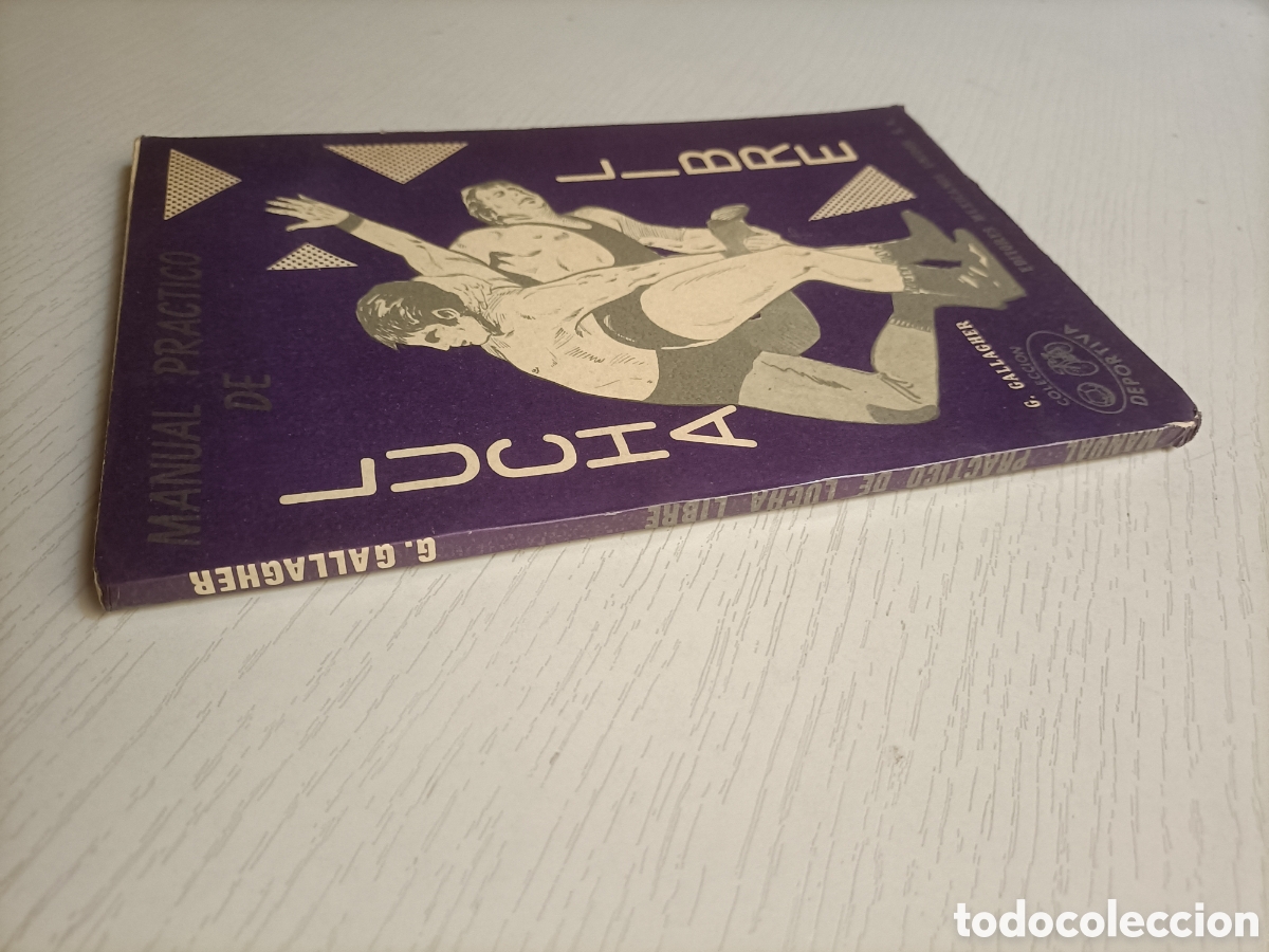 Coleccionismo deportivo: Manual pr&aacute;ctico de lucha libre G.Gallagher . Orientalismo - Foto 4