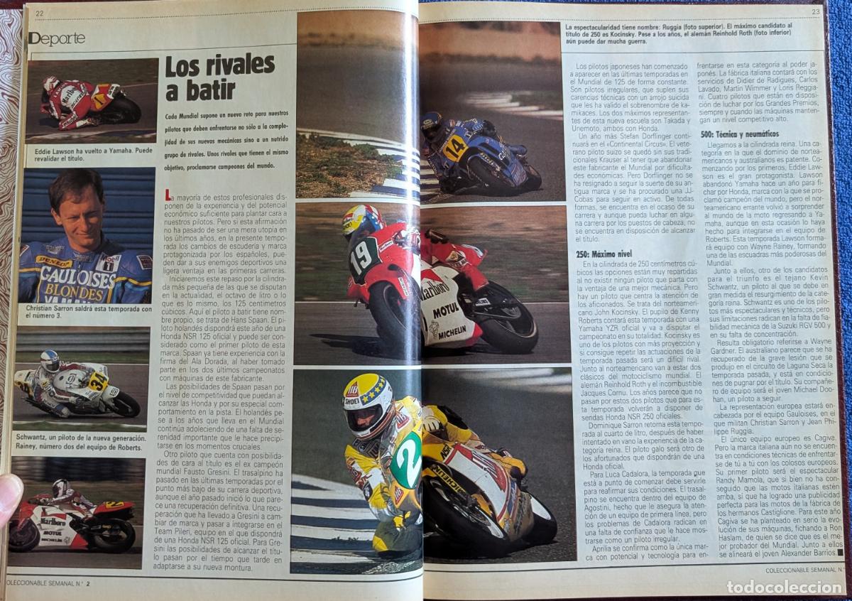 Coleccionismo deportivo: Gente en moto - Diario 16 - Foto 9