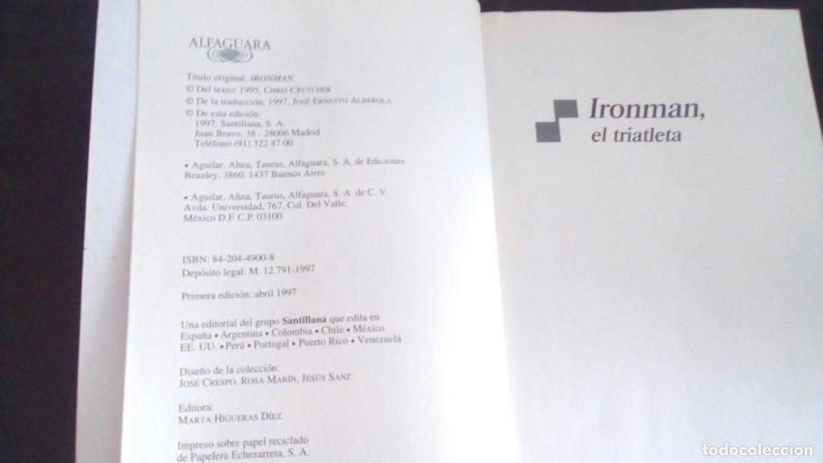 Coleccionismo deportivo: IRONMAN, EL TRIATLETA-CHRIS CRUTCHER - Foto 3
