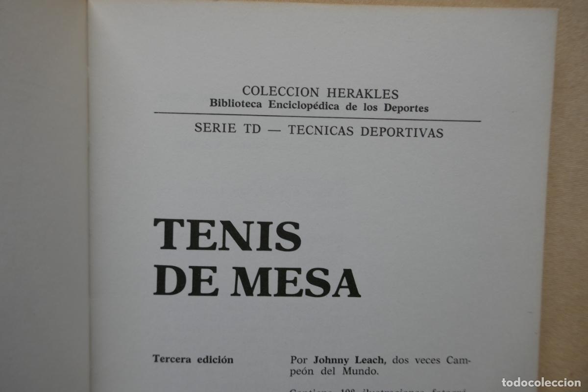 Coleccionismo deportivo: TENIS DE MESA - LEACH Johnny. - Foto 7