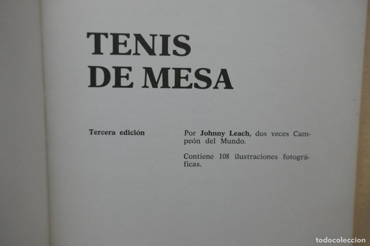 Coleccionismo deportivo: TENIS DE MESA - LEACH Johnny. - Foto 9