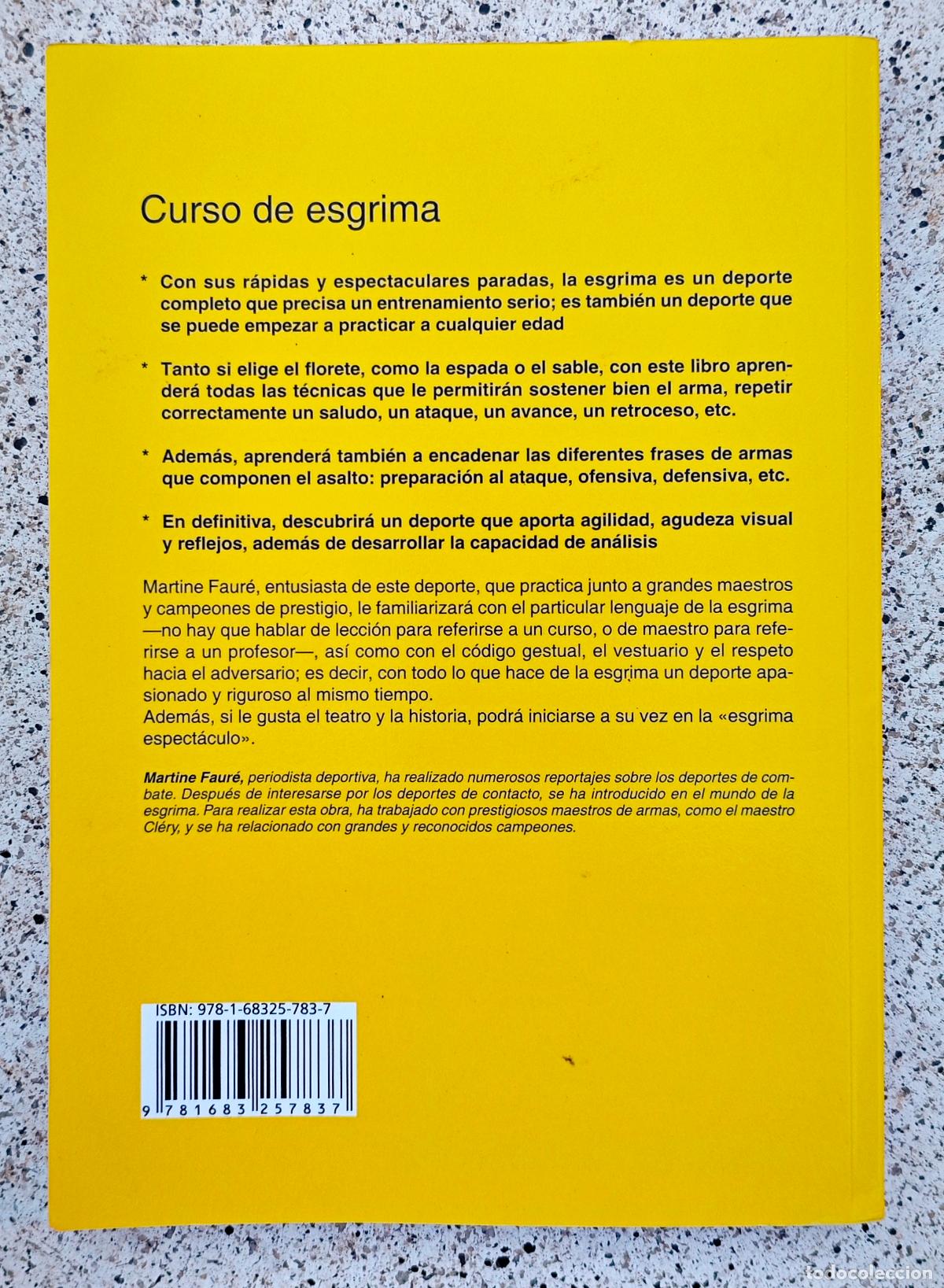 Coleccionismo deportivo: CURSO DE ESGRIMA - MARTINE FAURE - EDITORIAL DE VECCHI - FLORETE ESPADA SABLE - DEV - Foto 2